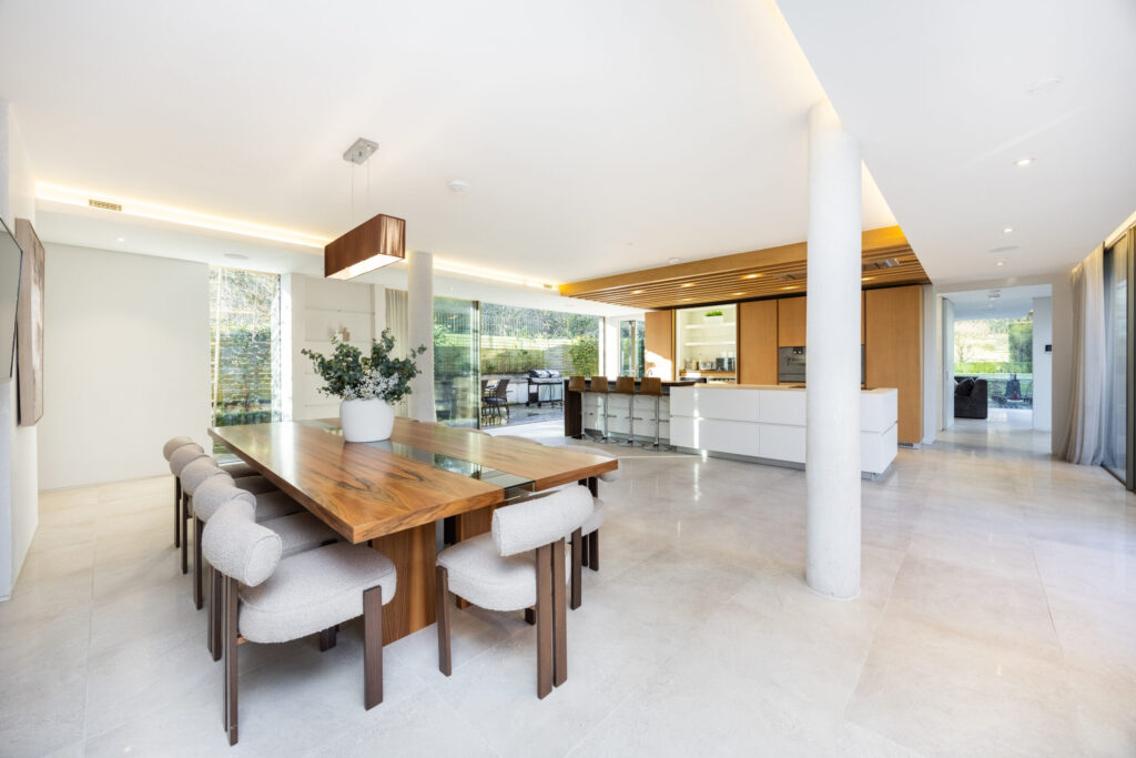 04 1 Dining Kitchen Modern Luxury Interior Radlett Eco Mansion scaled.jpg
