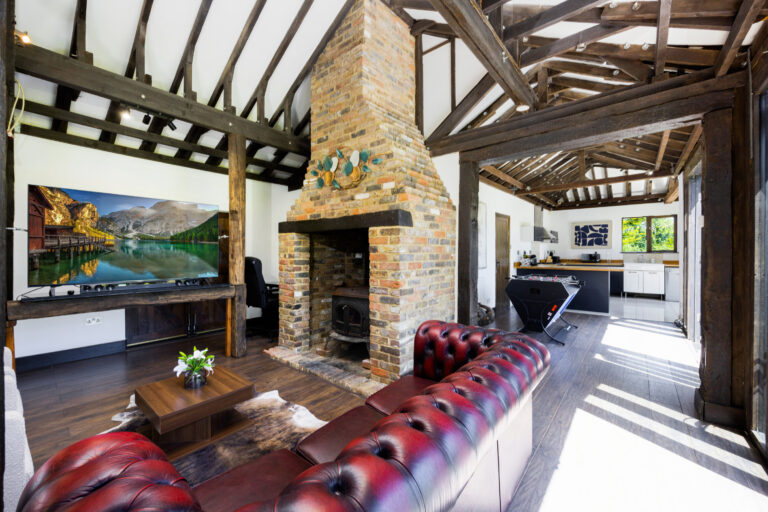 26 Living Room Hallway The Barn House Essex Countryside Retreat