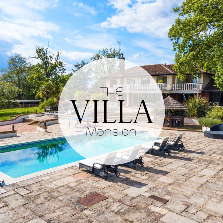The Villa Mansion Logo With Image Updated